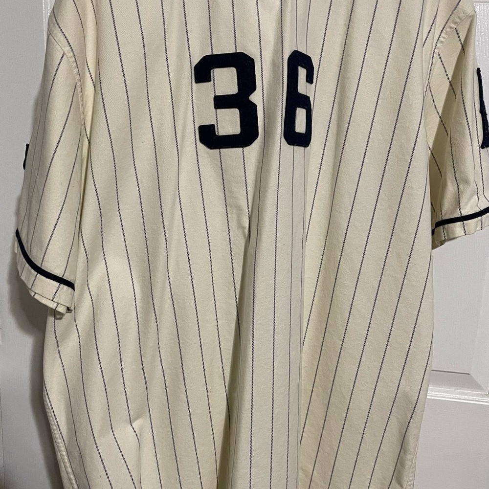 Vintage Ralph Lauren Polo Sport Authentic Baseball Jersey - Picture 7 of 8